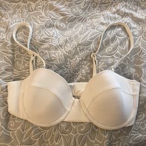 Cream color L*SPACE bikini top!